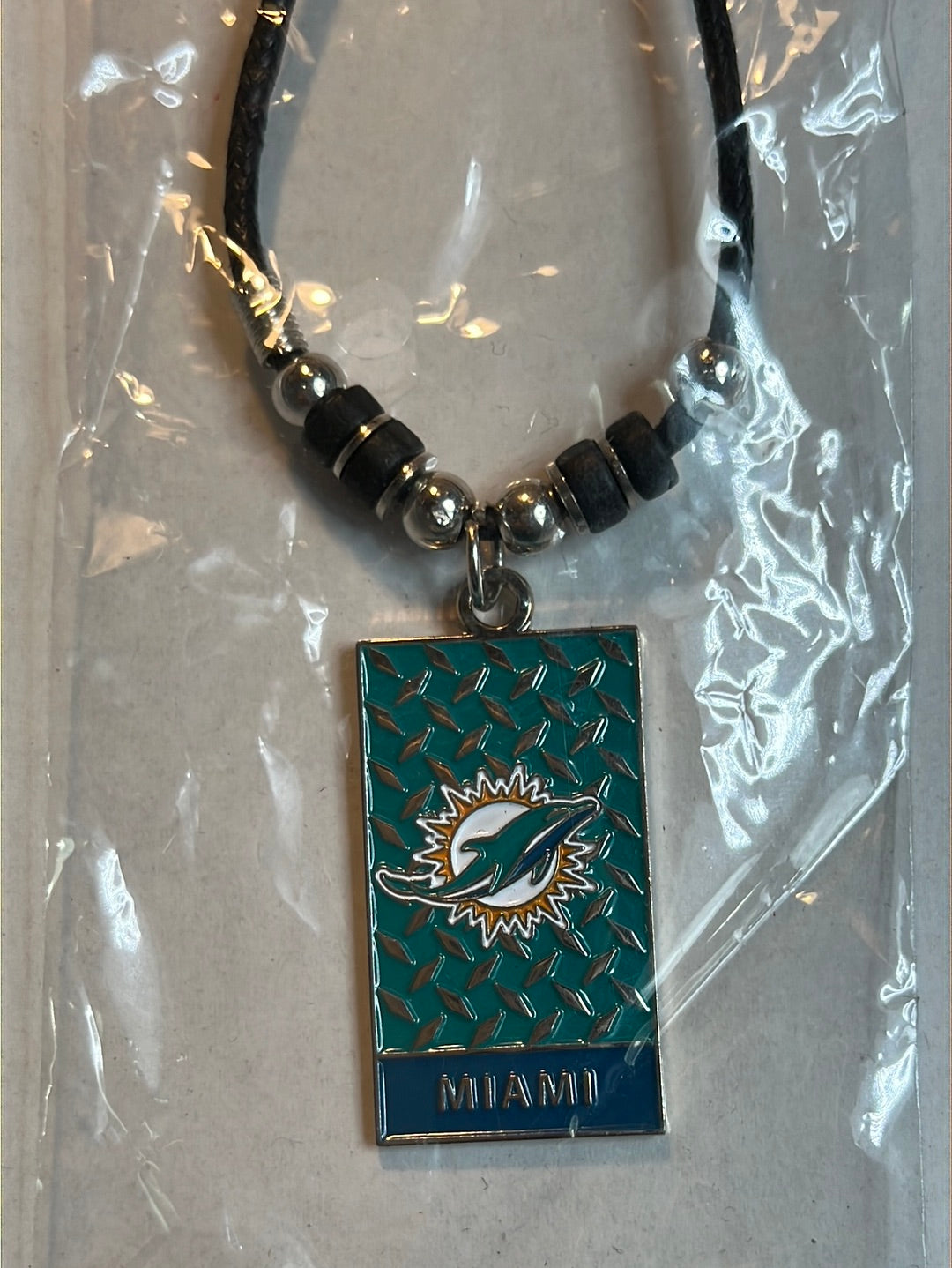 Miami Dolphins NFL Officially Licensed Logo Necklace