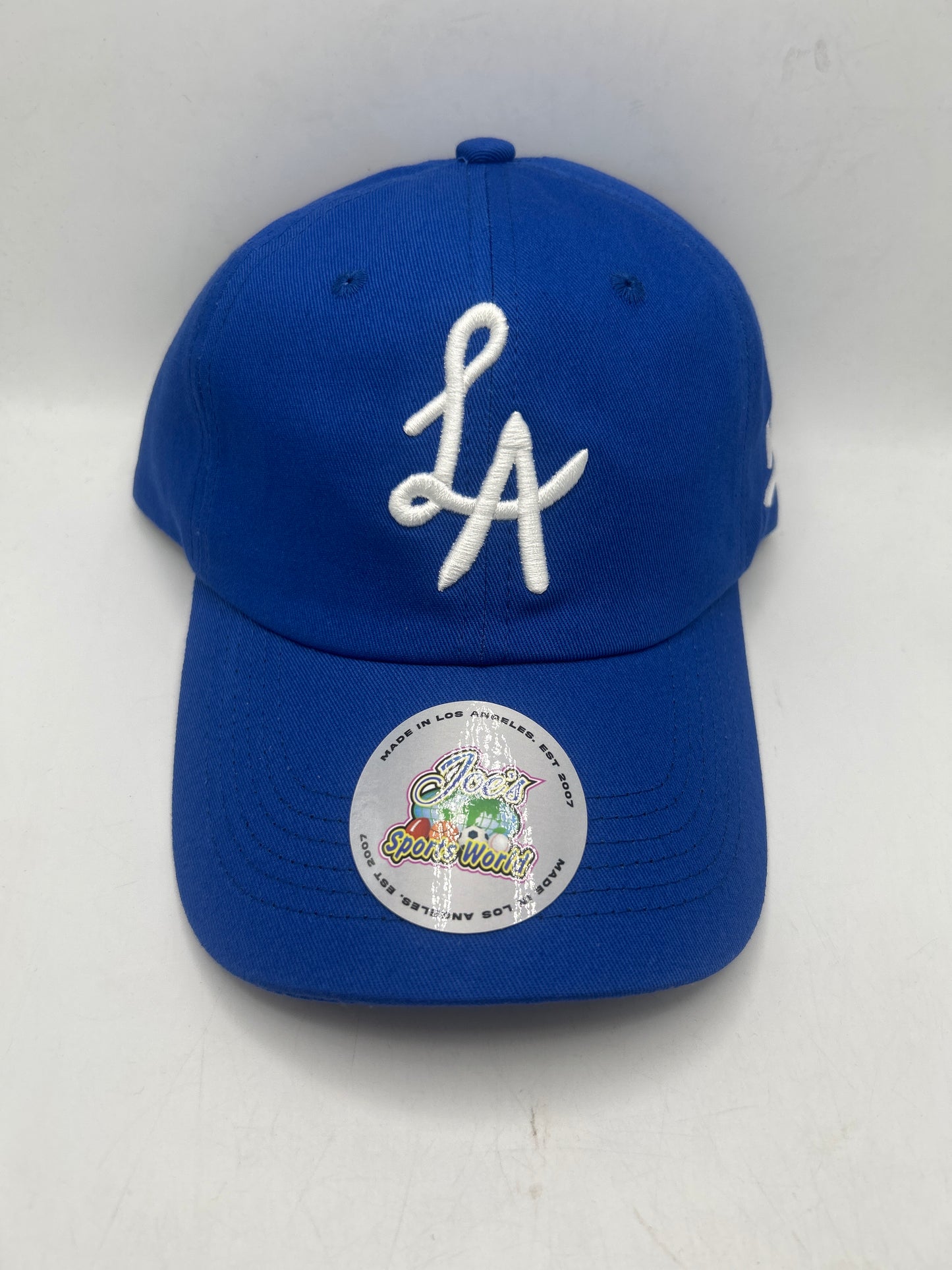 Los Angeles JSW Private Label Royal Blue Adjustable Hat