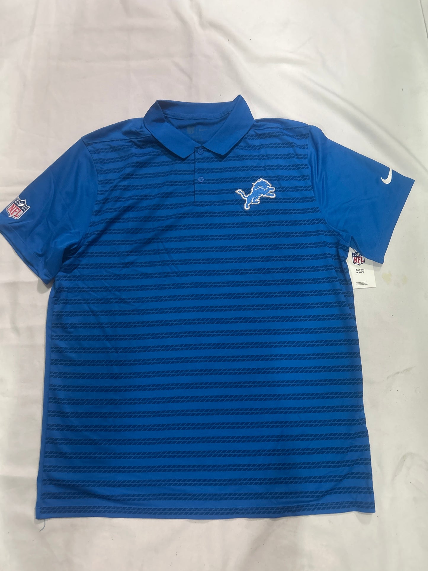 Detroit Lions NFL Nike Dri-Fit Polo Men T-Shirt