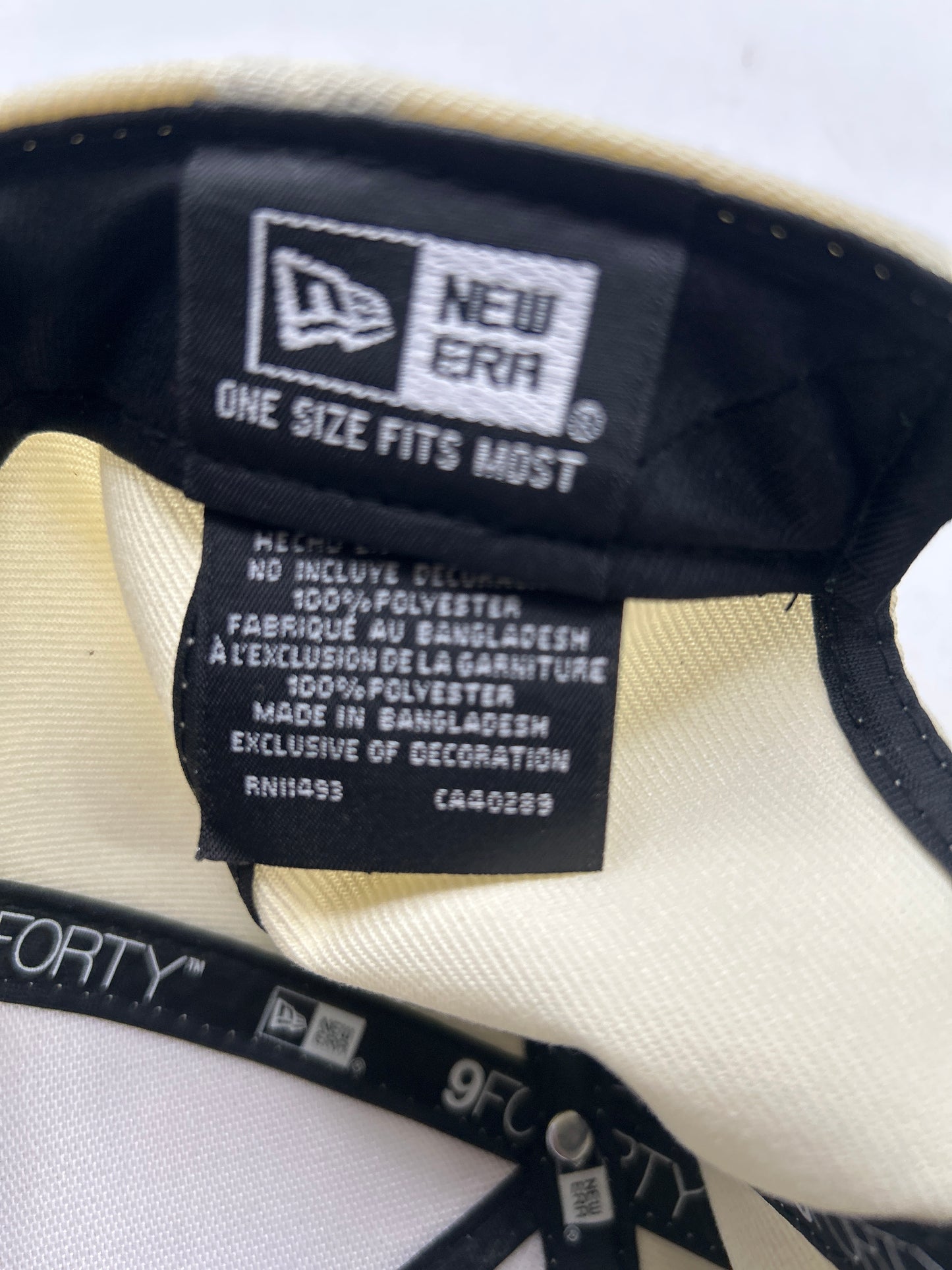 Los Angeles Dodgers MLB New Era 9Forty Upside Down Frame Creme / Jade Adjustable Hat