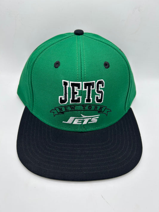 New York Jets NFL Rebook Retro Collection Green and Black SnapBack