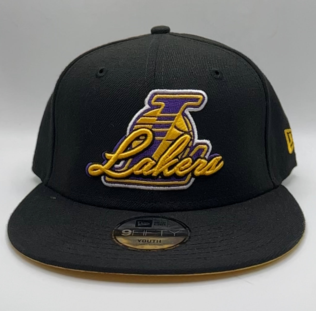 Los Angeles Lakers NBA New Era 9Fifty Youth Black Snapback