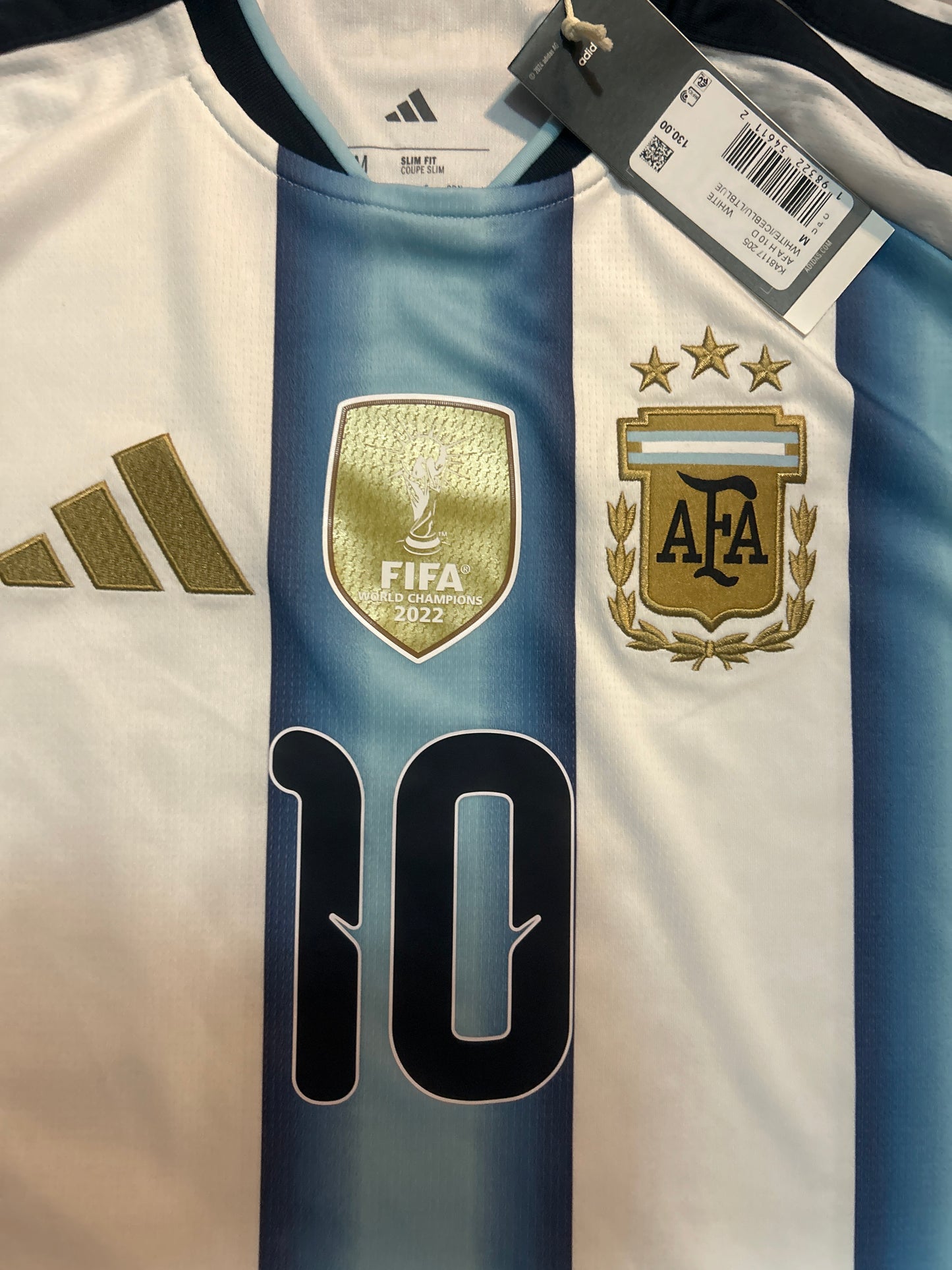 Argentina Adidas Soccer Lionel Messi World Cup 2026 Home Replica