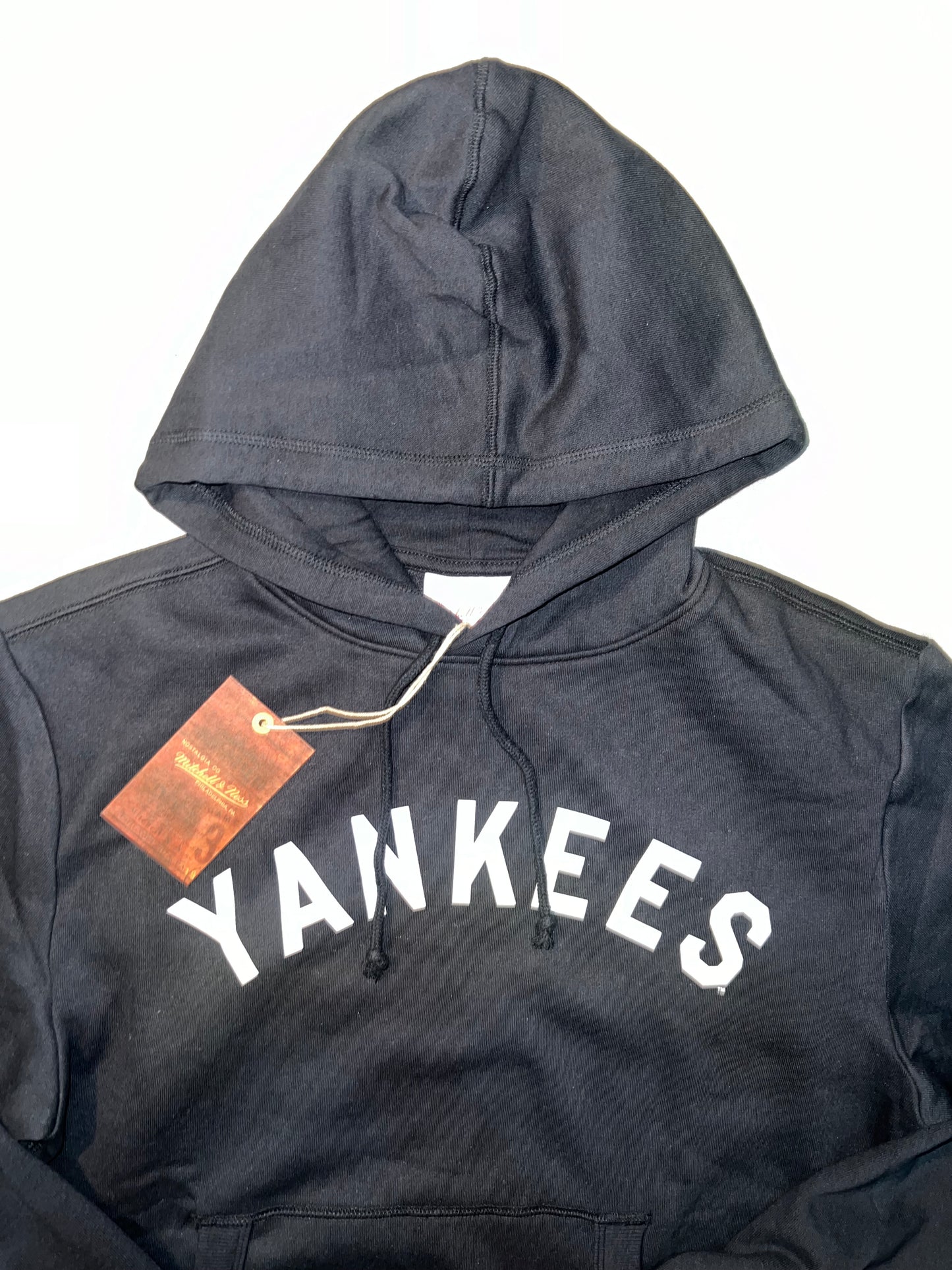 New York Yankees MLB Mitchell & Ness a Cooperstown Collection Game Time Fleece Hoodie