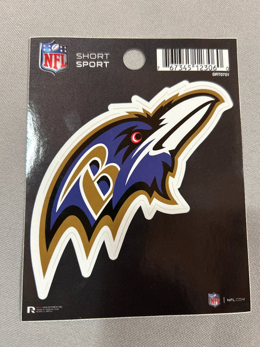 Baltimore Ravens NFL Short Sport Decal