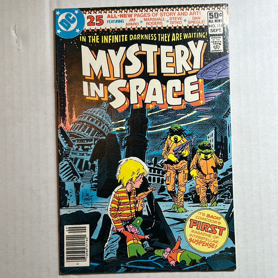 Mystery in Space By DC Comics 1980 No. 111 "In the Infinite Darkness They are Waiting!" Comic Book