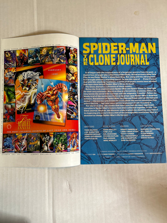 Spider-Man The Clone Journal March 1995 Spider Special Comic Book