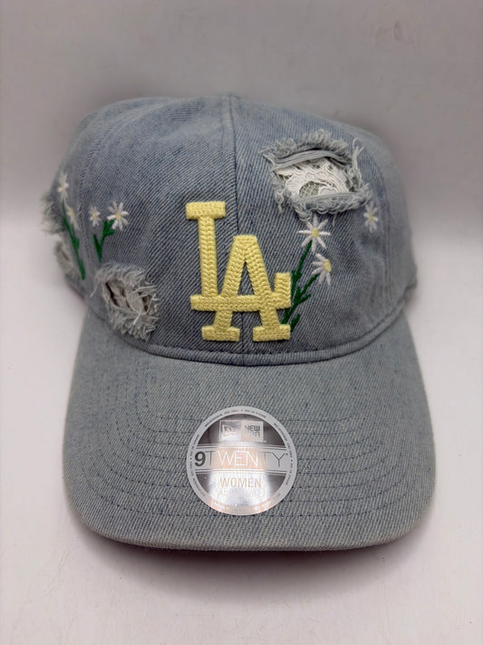 Los Angeles Dodgers MLB New Era 9Twenty Women Denim Adjustable Hat
