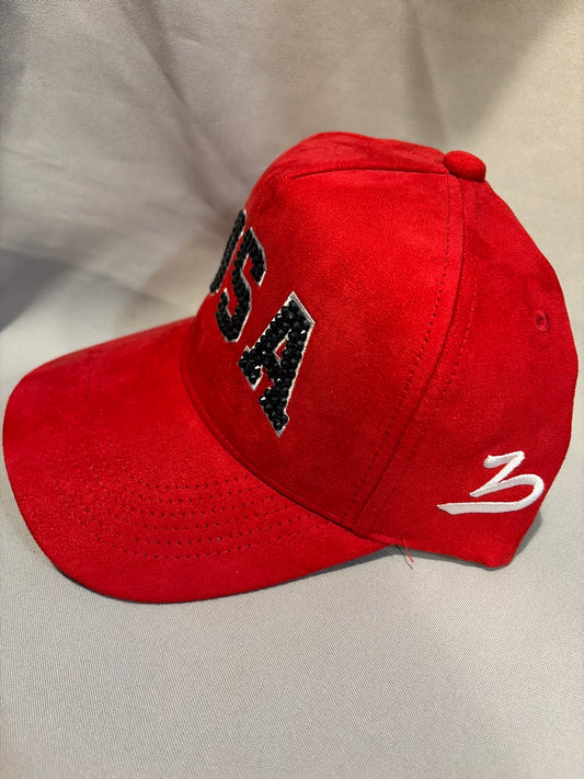 USA JSW A-Frame Bedazzled Adjustable Hat