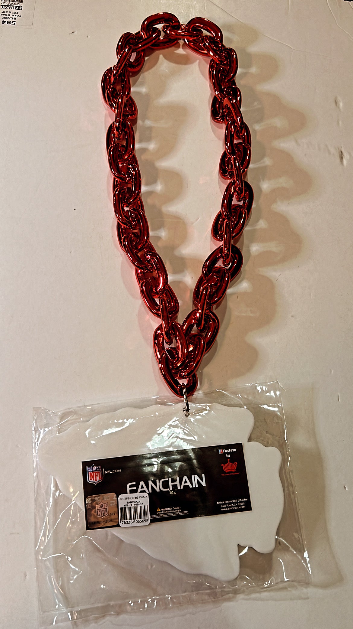 Kansas City Chiefs NFL Fanchain - Black