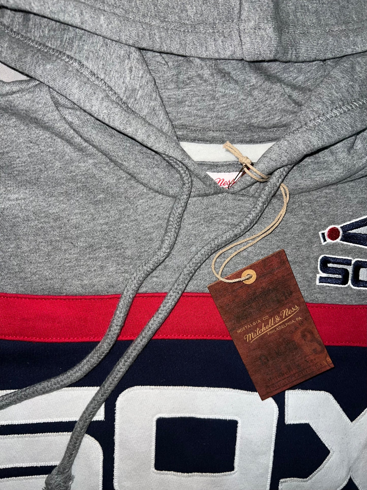 Chicago White Sox MLB Mitchell & Ness a Cooperstown Collection Headcoach Navy Hoodie