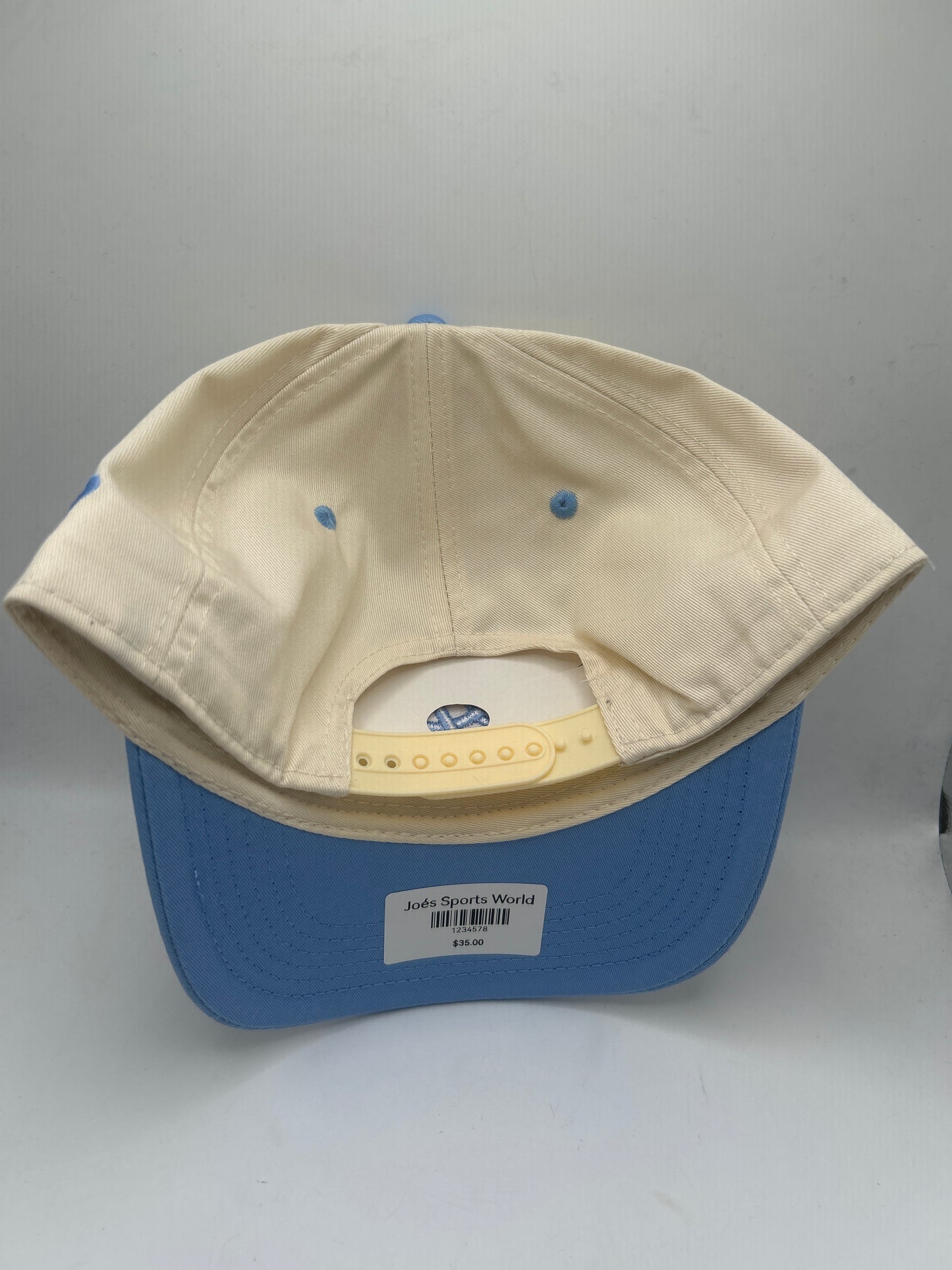 Los Angeles JSW Private Label Khaki/Sky Blue A-Frame Snapback