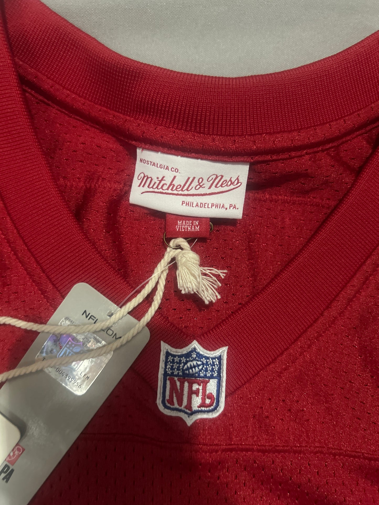 San Francisco NFL Mitchell & Ness Throwback Authentic #80 1994 Jerry Rice Men’s Jersey