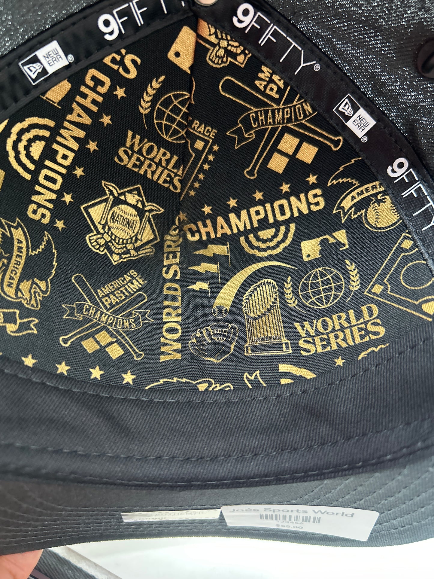 Los Angeles Dodgers MLB New Era 9Fifty 2025 World Series Champions Parade A-Frane SnapBack Hat