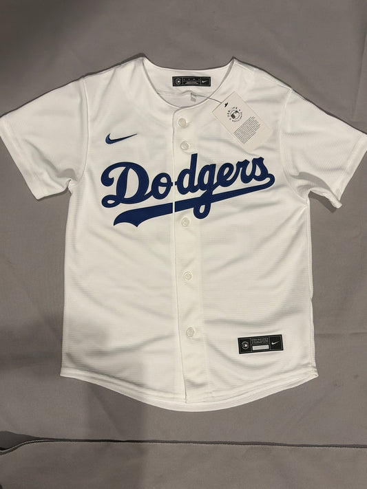 Los Angeles Dodgers MLB Nike Genuine Merchandise #23 TUCKER Youth White Home Jersey