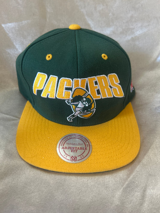 Green Bay Packers NFL Vintage Mitchell & Ness Snapback