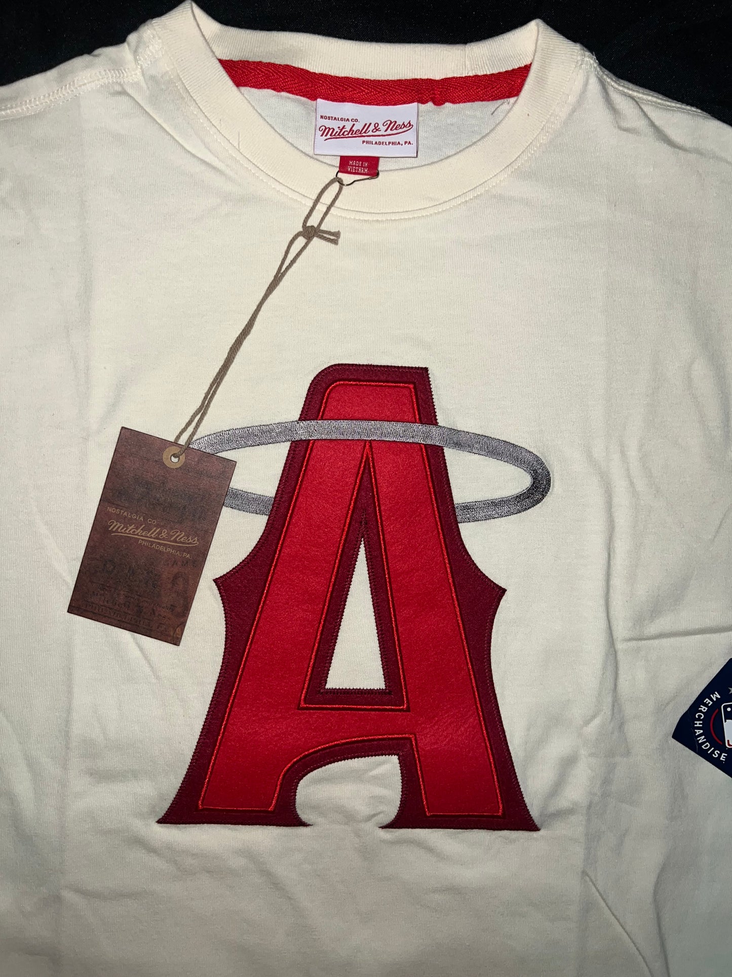 Los Angeles Angels MLB Mitchell & Ness Genuine Merchandise City Connect Premium LS Tee