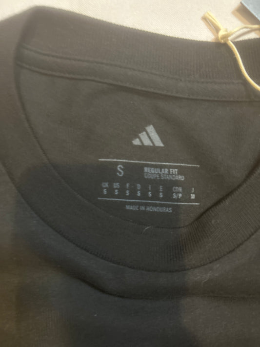 Mexico Adidas Black Regular Fit Men T-Shirt