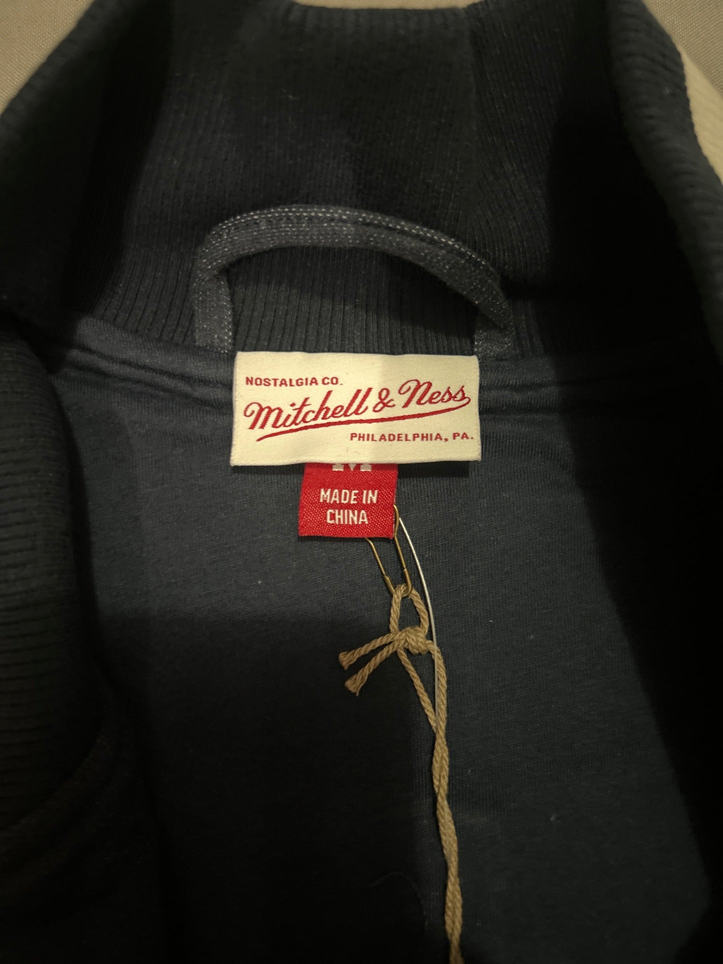 San Francisco 49Ers NFL Mitchell & Ness Washed Fleece Varsity Jacket