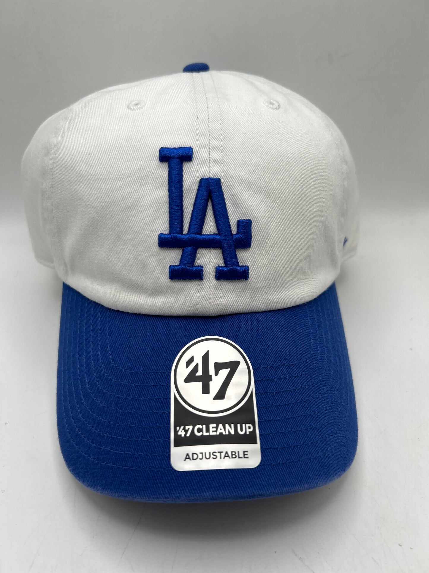 Los Angeles Dodgers MLB 47CleanUp White/Royal Adjustable Hat