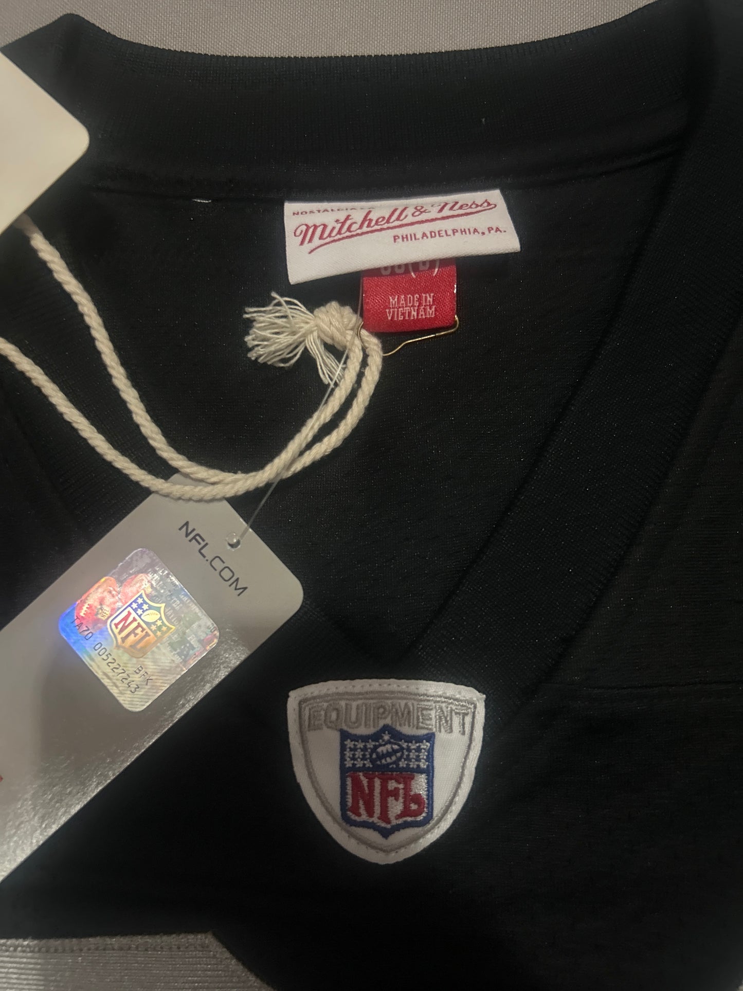 Las Vegas Raiders NFL Mitchell & Ness Throwback Authentic #24 2002 Charles Woodson Men’s Jersey