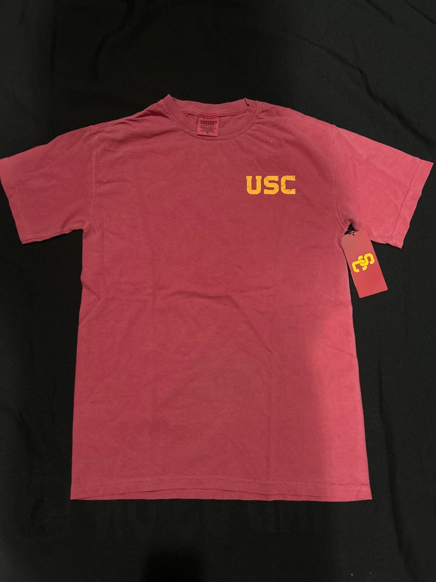 Notre Dame VS USC Trojans Collegiate License Men Vintage T-Shirt