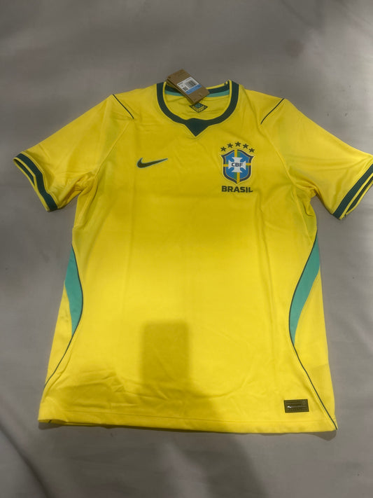 Brazil Nike Soccer 2026 World Cup Men Replica Authentic Soccer Jersey
