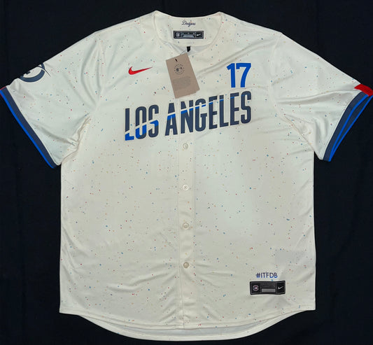 Los Angeles Dodgers MLB Genuine Merchandise #ITFDB #17 Ohtani 2024 City Connect Limited Men’s Jersey