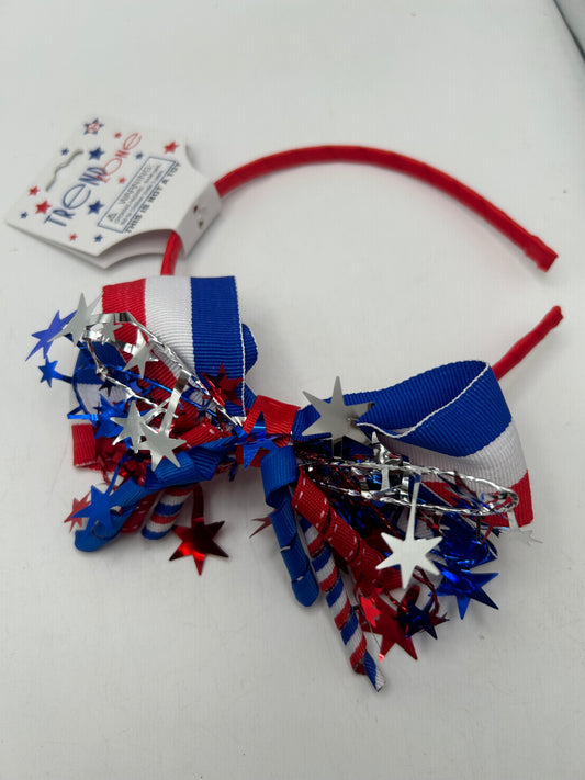 TrendZone USA Flag Colors Side-Bow  Headband