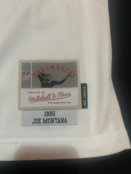 San Francisco 49Ers NFL Mitchell & Ness #16 Joe Montana 1990 Throwback Jersey