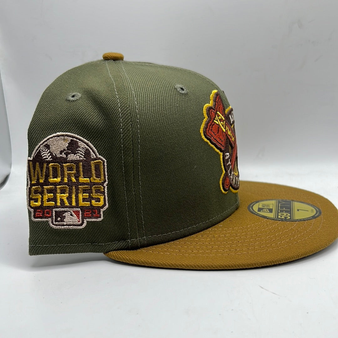 Atlanta Braves MLB New Era 59Fifty “World Series 2021” Side Patch Fitted Hat