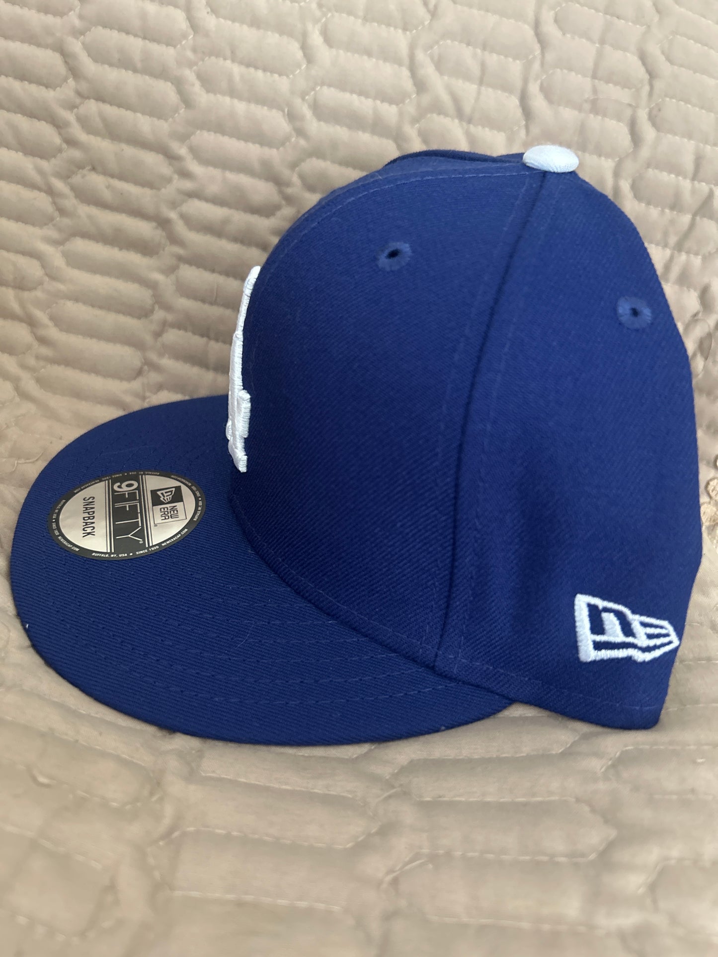 Los Angeles Dodgers SnapBack Royal Blue and White LA Sign