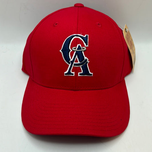 Vintage California Angels MLB American Needle Cooperstown Collection Strap-Back Adjustable Hat