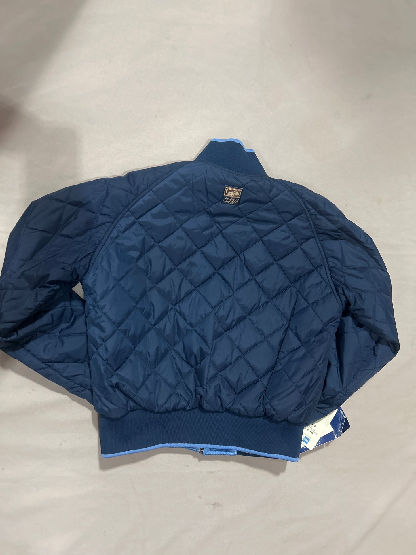 Los Angeles Lakers NBA Vintage Hardwood Classics Reversible Bedazzle Women Bomber Jacket