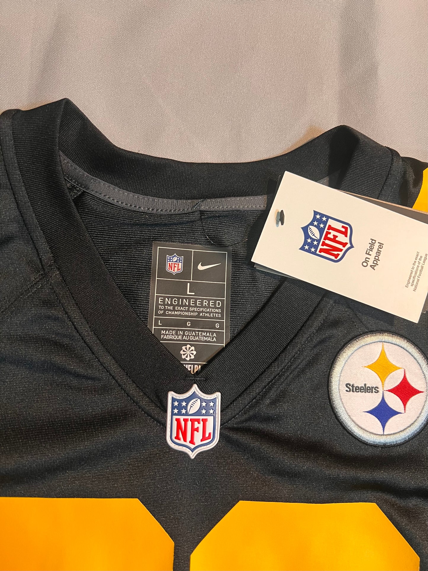 Pittsburgh Steelers NFL Nike OnField #90 Watt Women Jersey