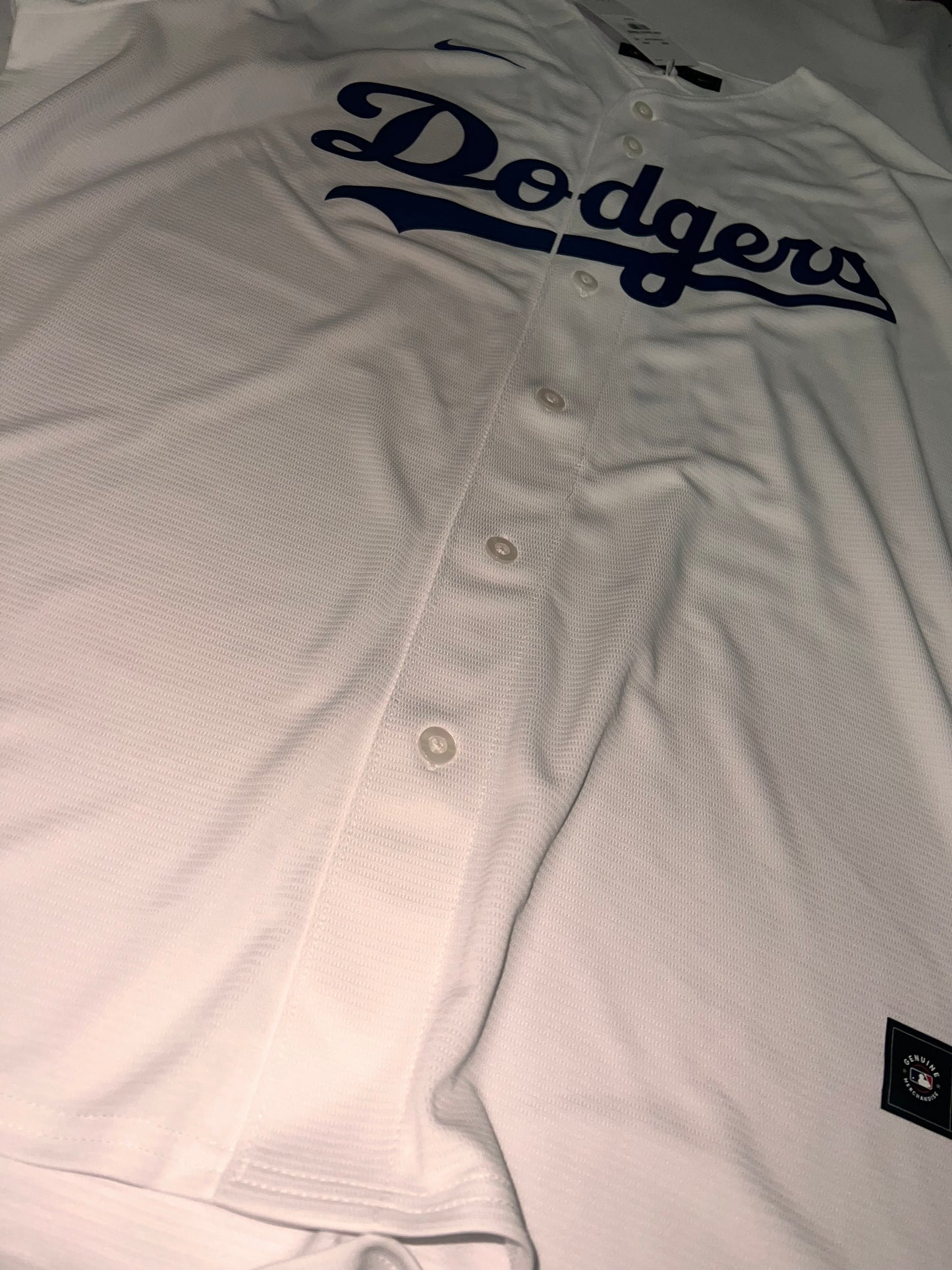 Los Angeles Dodgers Nike MLB #17 Ohtani Genuine Merchandise Authentic Replica White Jersey for Men