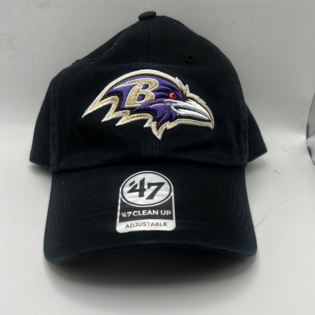 Baltimore Ravens NFL ‘47CleanUp Adjustable Hat