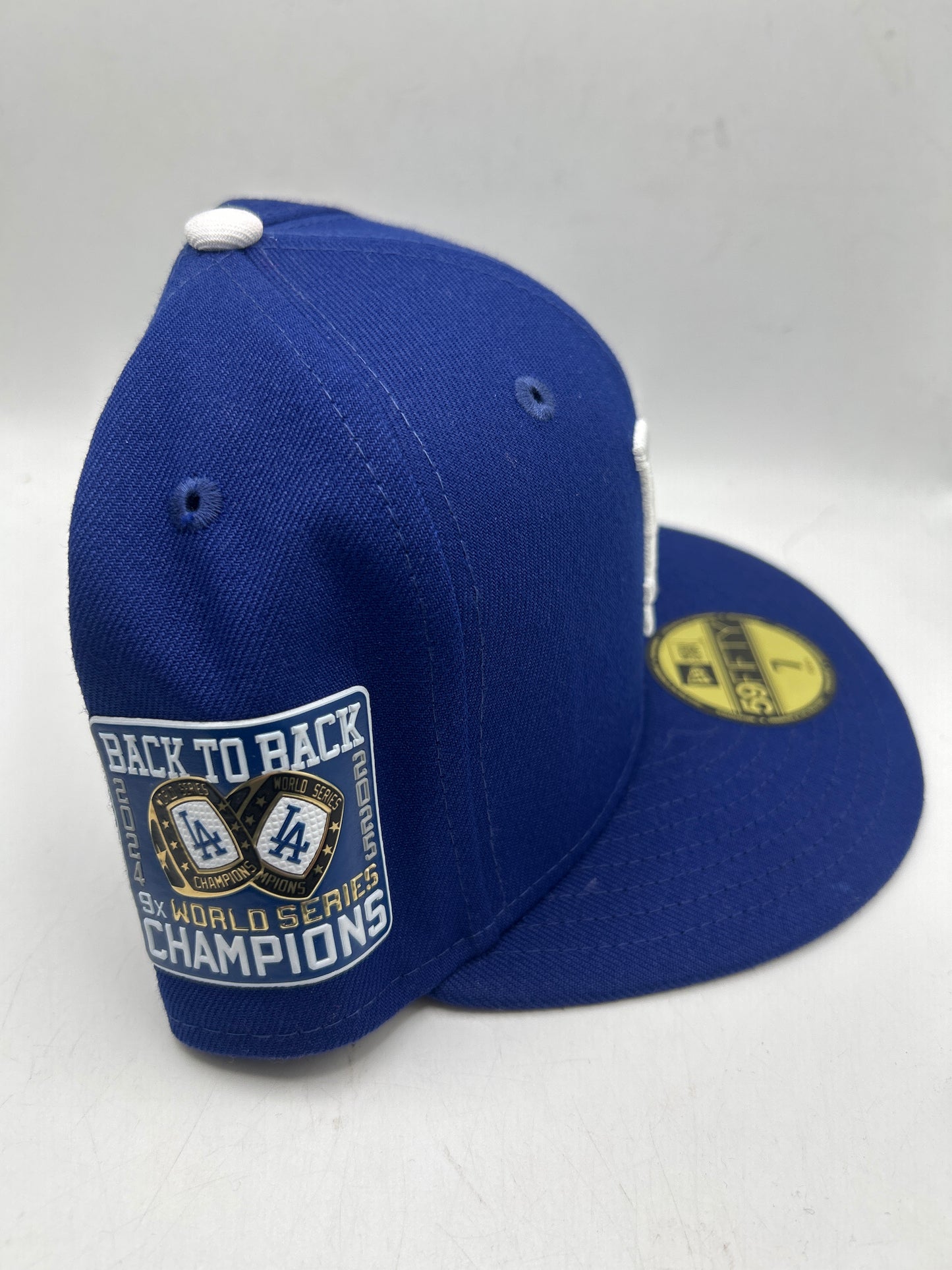Los Angeles Dodgers New Era Back to Back 2024-2025 World Series Champions 59Fifty Fitted Hat