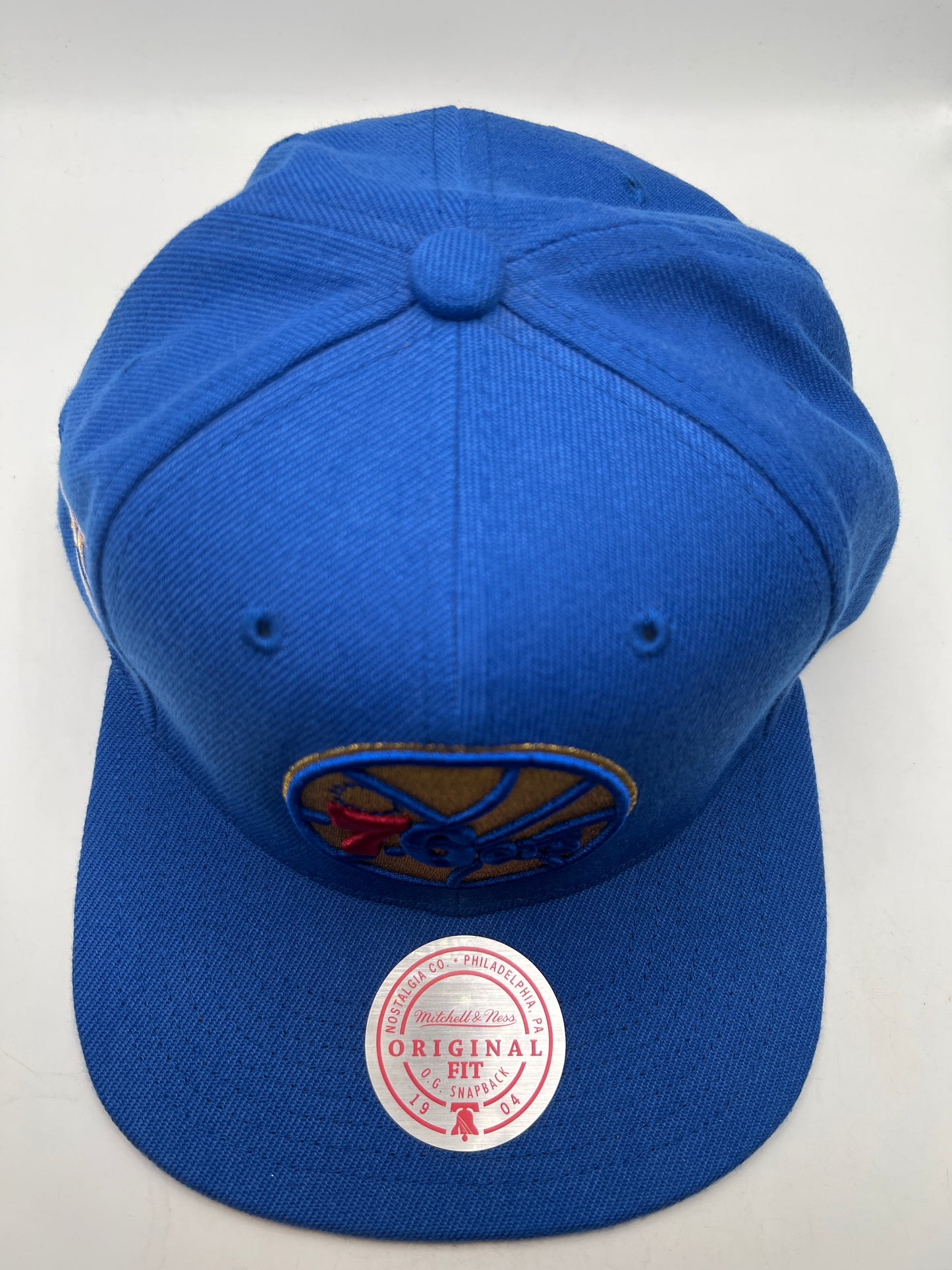 Philadelphia 76ers Sixers PHI NBA Mitchell & Ness Original Fit Snapback Royal Blue