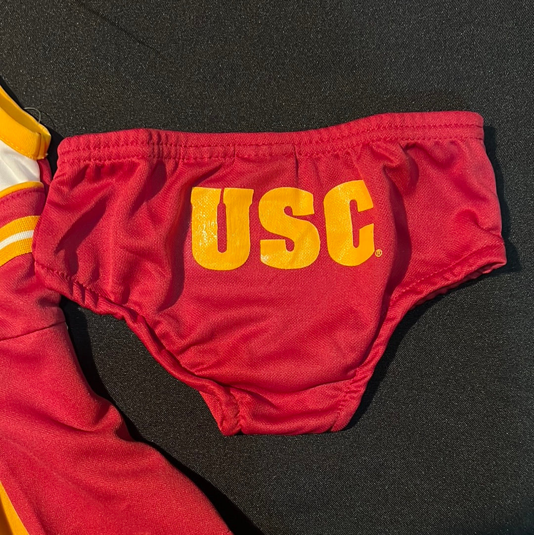 USC Trojans Nike Toddler Girl Cheerleader Peplum Dress and Bloomer