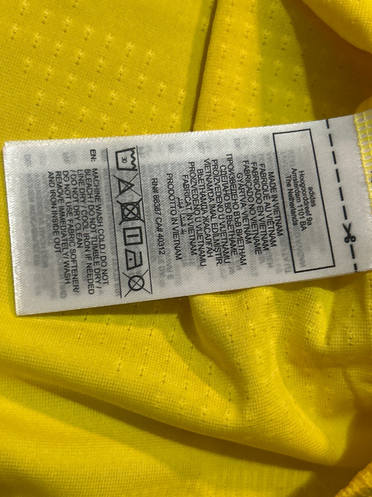 Colombia Adidas Soccer World Cup 2026 Home Authentic Men Jersey