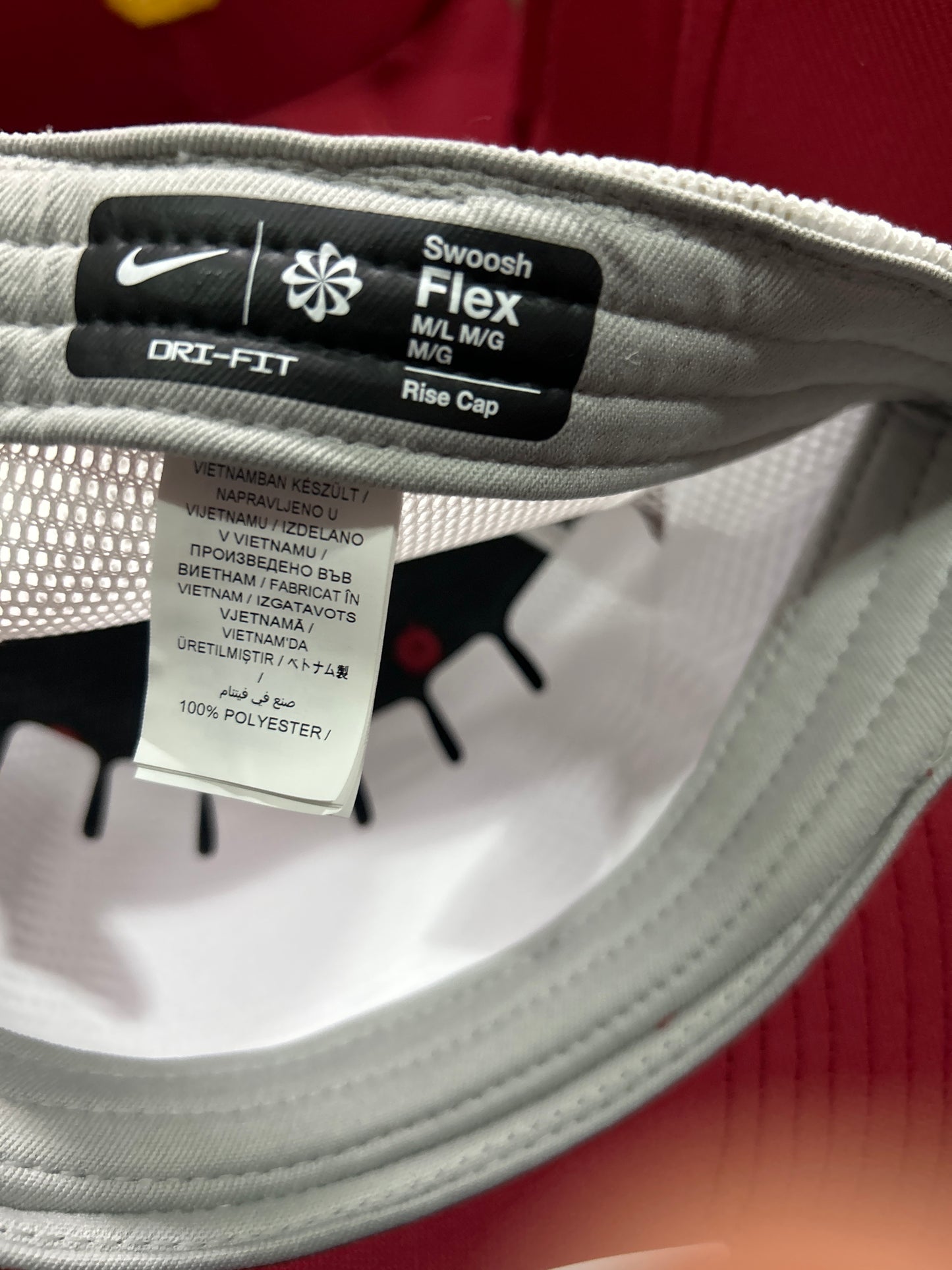 USC TROJANS NCAA NIKE SWOOSH Trojans NCAA Nike Classic Swoosh Flex Cardinal & White Hat