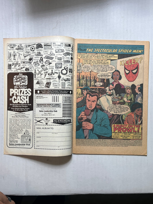 Peter Parker, The Spectacular Spider-Man by Marvel Comics Group “Who is the New Prowler?” #47 Oct 1980 Comic Book