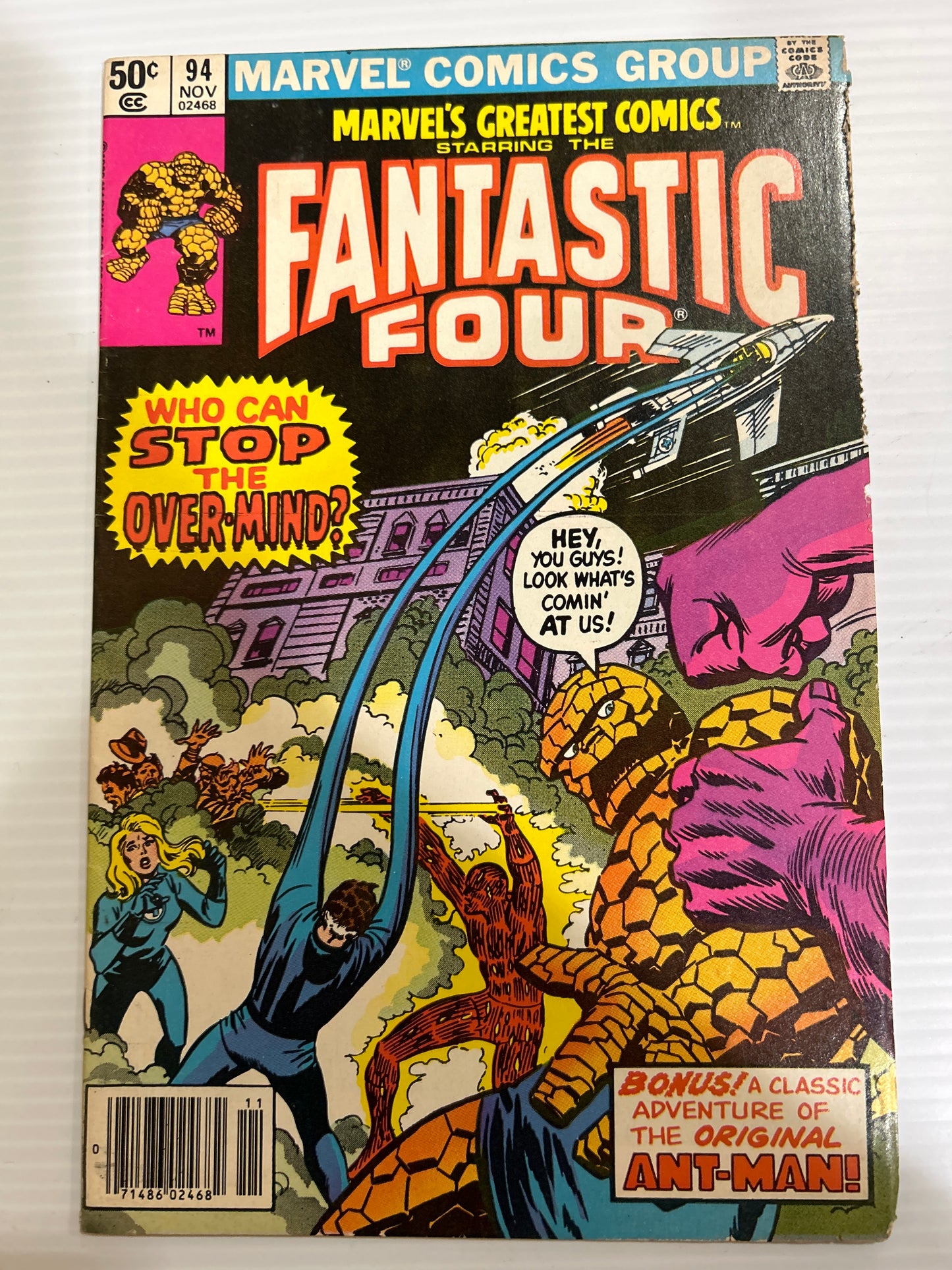 Marvel's Greatest Comics Starring the Fantastic Four by Marvel Comics Group "Who can stop the Over-Mind?" #94 Comic Book