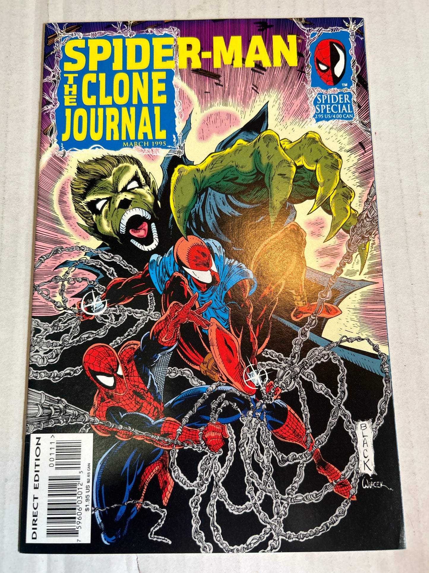 Spider-Man The Clone Journal March 1995 Spider Special Comic Book