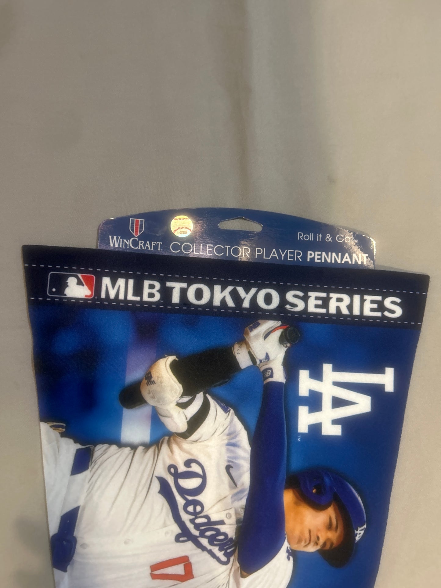 Los Angeles Dodgers MLB Tokyo Series #17 Shohei Ohtani Collector Player Pennant