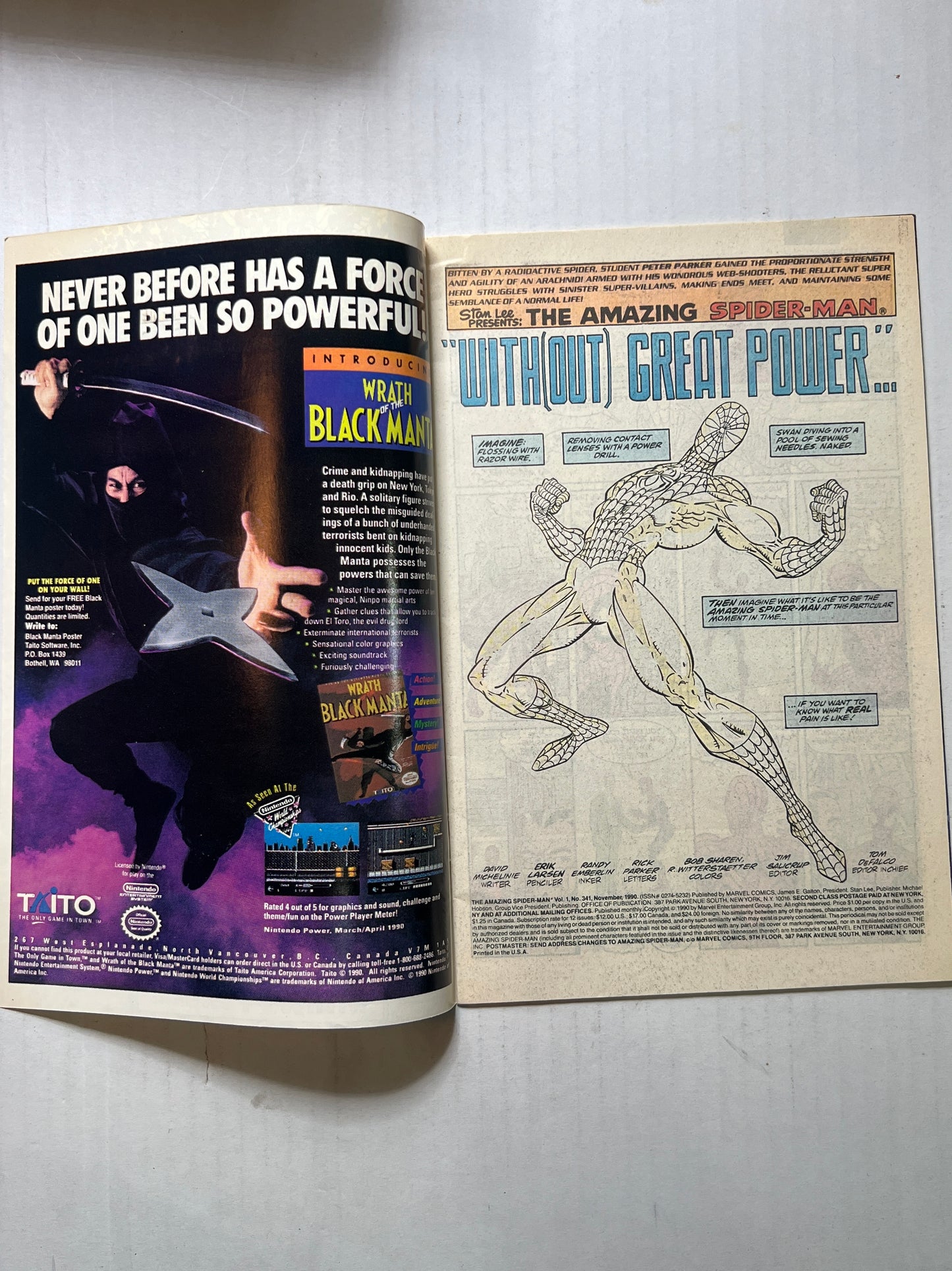 The Amazing Spider-Man by Marvel Comics Group “This is It! Spider-Man Goas Normal!” #341 Nov 1980 Comic Book