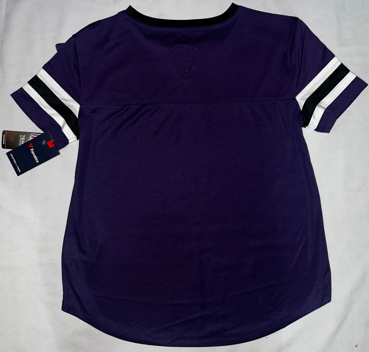 Baltimore Ravens NFL Fanatics Lace-Up Women’s Short Sleeve Shirt