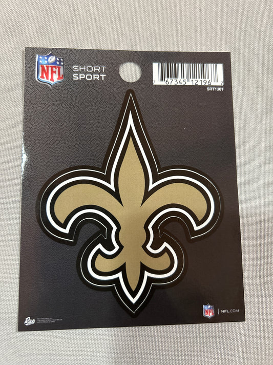 New Orleans Saints NFL Short Sport Decal