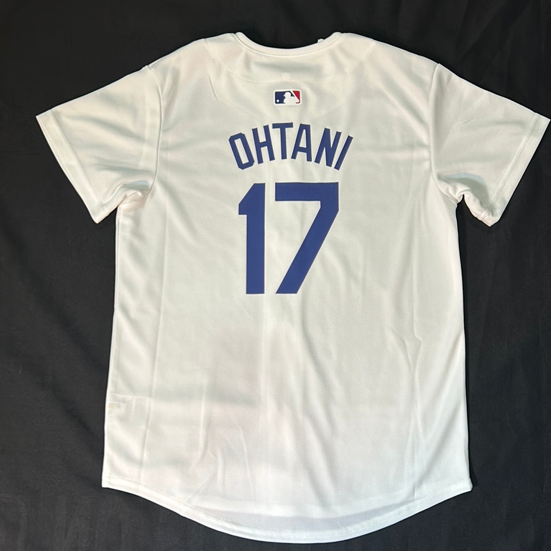 Los Angeles Dodgers MLB Genuine Merchandise #17 Shohei Ohtani Youth White Jersey